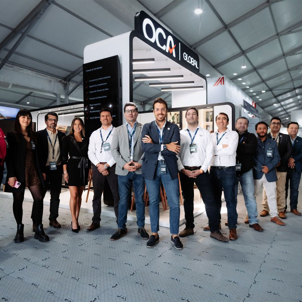 OCA Global was present last April at Expomin, the largest mining fair in Latin America