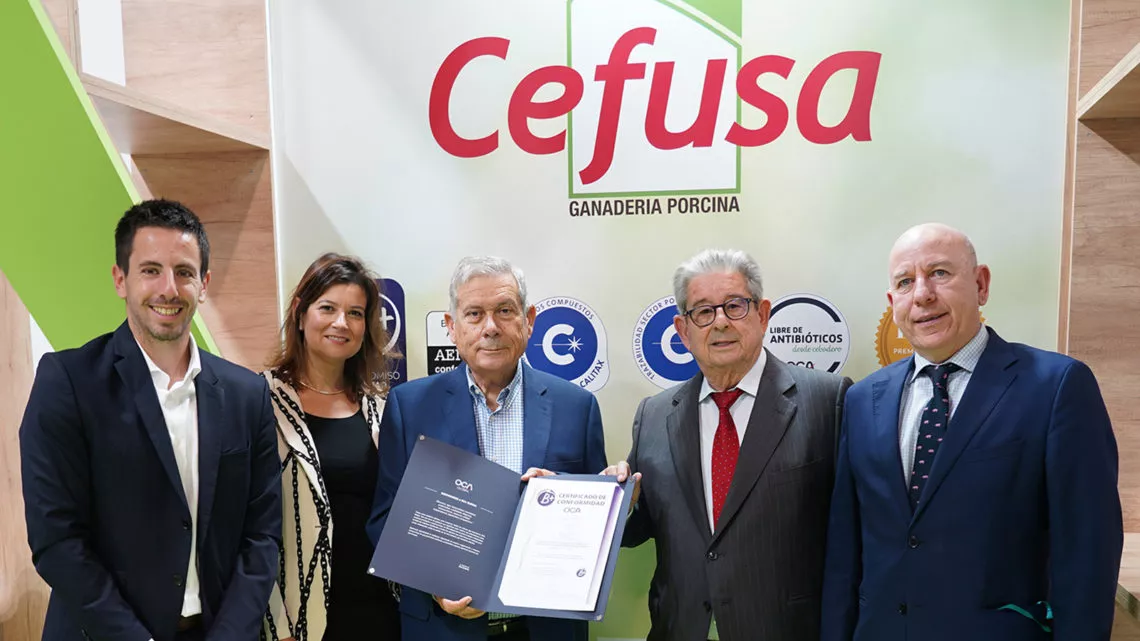 Cefusa logra la certificación de Bienestar Animal de sus granjas de ganado porcino y vacuno